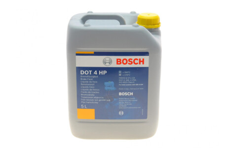 1987479114 Рідина гальмівна DOT4 HP (5L) BOSCH підбір по vin на Brocar