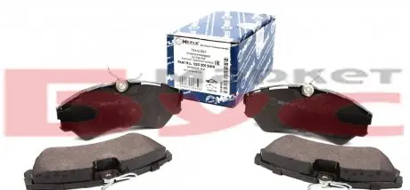 0252012419 Колодки тормозные (передние) VW T4 91-03 MEYLE підбір по vin на Brocar