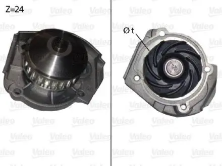 506640 Водяной насос VALEO подбор по vin на Brocar