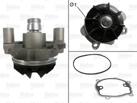 506709 Водяной насос VALEO подбор по vin на Brocar