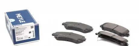 0252463217 Колодки гальмівні (передні) Nissan Qashqai/X-Trail 07- (Akebono) MEYLE підбір по vin на Brocar