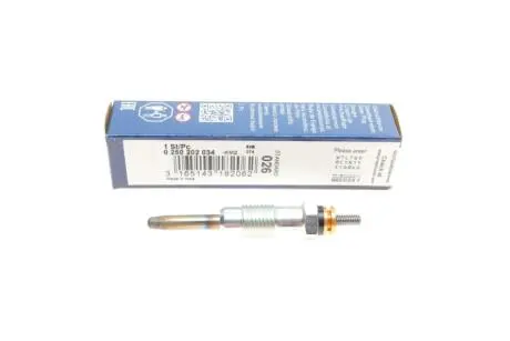 0250202034 Свеча накала MB 123 (OM617)/E-class (W124) (OM601) -95 BOSCH подбор по vin на Brocar