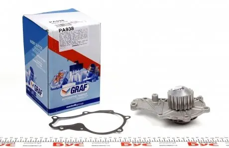 PA938 Помпа воды Citroen Berlingo/C3-C5/Fiat Scudo/Ford Transit/Focus 1.5-1.6TDCI/HDI 04- (19z)(B/B)(20лп) GRAF подбор по vin на Brocar