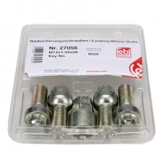 27056 Комплект колісних болтів VW Caddy III/ T4/ T5 (M14x1.5mm) FEBI BILSTEIN підбір по vin на Brocar
