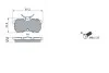 0986494011 Торм. кол. задн. Ford Focus 98-2005 BOSCH підбір по vin на Brocar