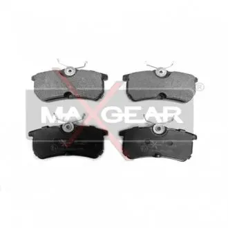 190425 Комплект гальмівних колодок, дискове гальмо MAXGEAR підбір по vin на Brocar