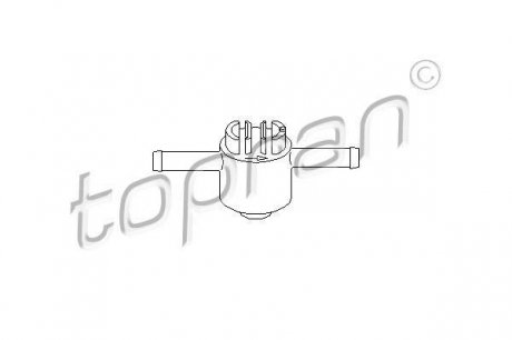 102730 Клапан, топливний фильтр TOPRAN подбор по vin на Brocar