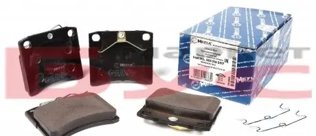 0252163517 Колодки гальмівні (передні) VW T4 1.9-2.5D 90-95 R15 MEYLE підбір по vin на Brocar