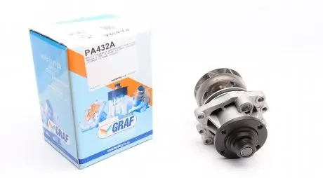 PA432A Помпа води BMW 3/5/7/X3/X5/Z3/Z4 2.0i/2.2i/2.5i/2.8i/3.0i 87-10 (R/B) (7 лоп.) GRAF підбір по vin на Brocar