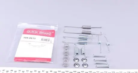 1050615 Комплект пружинок колодок ручника Ford Sierra -93 (Lucas) QUICK BRAKE подбор по vin на Brocar