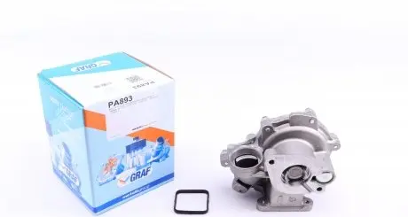 PA893 Помпа води BMW 1/3/X1/X3/Z4 116i/118i/120i/130i/316i/Ci/ti/318i/Ci/ti/320i/si/2.0 01-15 (B/B)(6 лоп) GRAF підбір по vin на Brocar
