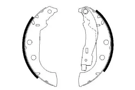 0986487567 Комплект гальмівних колодок BOSCH підбір по vin на Brocar