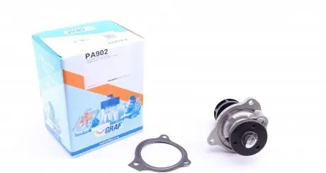 PA902 Помпа води Ford Fiesta V/Fusion 1.3 01-08 (R/B) (6 лоп.) GRAF підбір по vin на Brocar