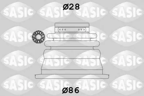 4003464 Пильник шруса SASIC підбір по vin на Brocar