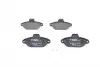 0986461119 Комплект тормозных колодок, дисковый тормоз BOSCH підбір по vin на Brocar