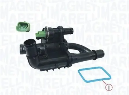 352317101950 Термостат Fiat Scudo/Citroen Berlingo 1.6D 02- (83°C) (з прокладкою) MAGNETI MARELLI підбір по vin на Brocar