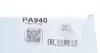 PA940 Помпа воды Opel Astra G/Combo/Meriva A/Vectra B 1.6 95-10 (19z) (R/B) (7 лоп) GRAF підбір по vin на Brocar