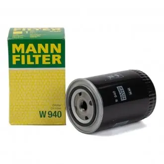 W940 Фильтр масляный MANN підбір по vin на Brocar