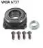 Підшипник маточини, комплект BMW X3/X4 F25 "R "10-18 VKBA 6737