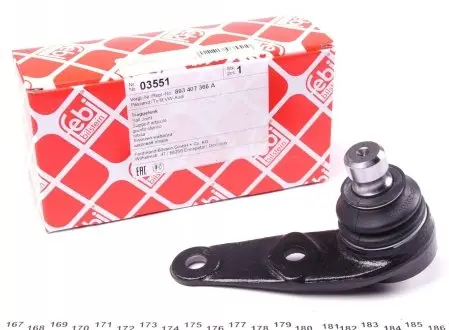 03551 Опора шаровая FEBI BILSTEIN 03551 FEBI BILSTEIN подбор по vin на Brocar