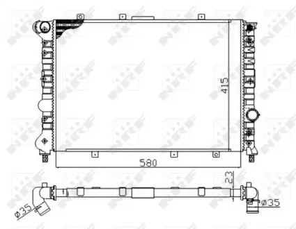 58202A Теплообменник NRF подбор по vin на Brocar