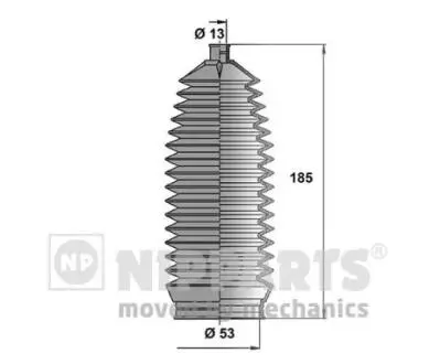 N2840907 Пыльник рулевого механизма NIPPARTS підбір по vin на Brocar