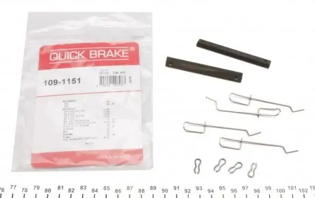 1091151 Планка суппорта (переднего) прижимная (к-кт) Peugeot 205/305/Renault Espace/Clio 82-98 QUICK BRAKE подбор по vin на Brocar