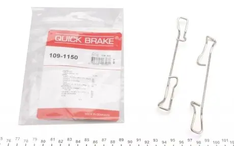 1091150 Планка суппорта (переднего) прижимная (к-кт) Peugeot 306/Opel Vectra A 88-02 (Ate) QUICK BRAKE подбор по vin на Brocar