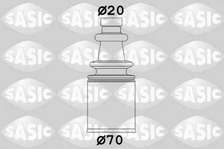 2873693 Пильник шруса SASIC підбір по vin на Brocar