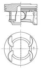 41492600 Поршень KOLBENSCHMIDT подбор по vin на Brocar