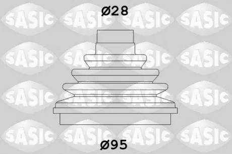 2933003 Пильник шруса SASIC підбір по vin на Brocar