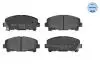 0252476616 Колодки гальмівні (передні) Honda Accord VIII 07-/IX 12- (Akebono) MEYLE підбір по vin на Brocar