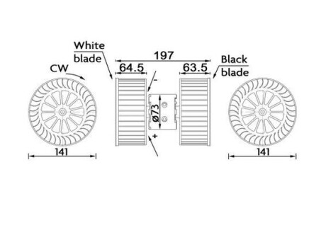 AB192000S SILNIK DMUCHAWY BMW 3 (E36) MAHLE / KNECHT підбір по vin на Brocar