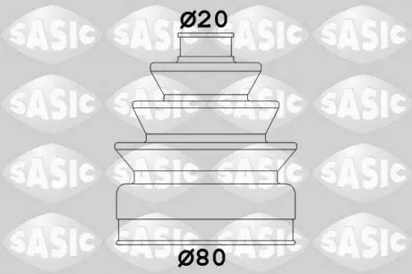 2933833 Пыльник шруса SASIC підбір по vin на Brocar