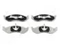 PA057AF Тормозн.колодки передн. Grand Cherokee,Kia Carnival JAPANPARTS підбір по vin на Brocar