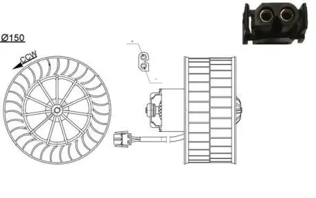AB44000S Компресор салону MAHLE / KNECHT подбор по vin на Brocar