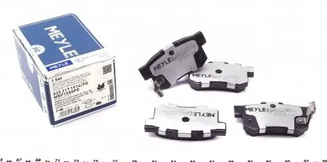 0252171914PD Колодки гальмівні (задні) Honda Accord IV/V/Civic VI/VII/VIII MEYLE підбір по vin на Brocar