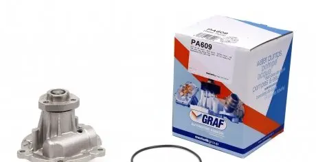 PA609 Помпа води Audi A4/A6/Skoda Felicia/VW Golf/Caddy/Passat/Polo 1.9D/TDI/SDI 95- (R/B)(6лоп) GRAF підбір по vin на Brocar