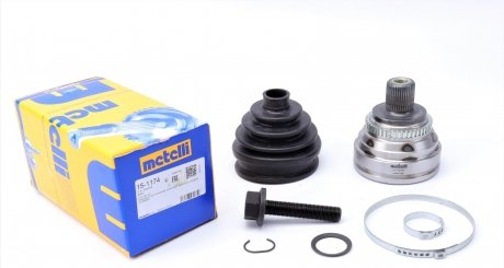 151174 Шрус (наружный) Audi 100 90-94/A6 94-97 (38z/27z/59.6mm/98mm/34mm) (+ABS45z) METELLI подбор по vin на Brocar