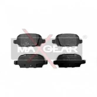190451 Комплект гальмівних колодок, дискове гальмо MAXGEAR підбір по vin на Brocar