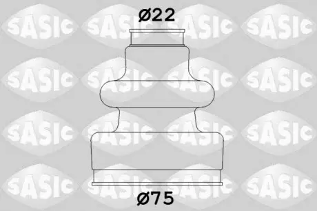2933593 Пыльник шруса SASIC підбір по vin на Brocar