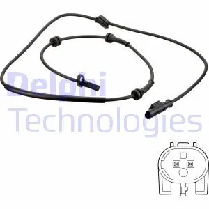 SS20639 Датчик ABS ALFA T. 156 00- DELPHI підбір по vin на Brocar