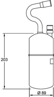 AD34000S OSUSZACZ KLIMATYZACJI VOLVO MAHLE / KNECHT підбір по vin на Brocar