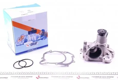 PA613 Помпа води MB E-class (W124/W210)/S-class (W140/C140) 4.2/5.0 91-99 (B/B) (8 лоп) GRAF підбір по vin на Brocar