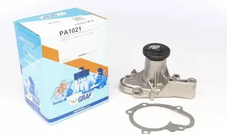 PA1021 Помпа воды Hyundai Getz/i10 1.1 05-13/Kia Picanto/Morning 1.0/1.1 04- (R/B) (7 лоп) GRAF підбір по vin на Brocar