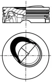 028PI00130000 Поршень MAHLE / KNECHT підбір по vin на Brocar