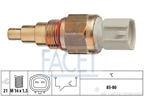 75109 Датчик включення вентилятора FACET підбір по vin на Brocar