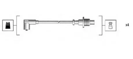 941135160703 Комплект дротів запалювання 941135160703 MAGNETI MARELLI MAGNETI MARELLI підбір по vin на Brocar