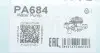 PA684 Помпа воды Citroen Jumper/Peugeot Boxer 2.5D/TD/TDI/4x4 96-02 (B/B) (8 лоп) (3 канавки) GRAF підбір по vin на Brocar