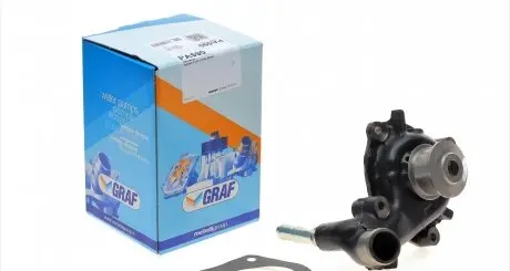PA590 Помпа води Ford Mondeo I/II 1.8TD 93-00 (R/B) (9 лоп) GRAF підбір по vin на Brocar
